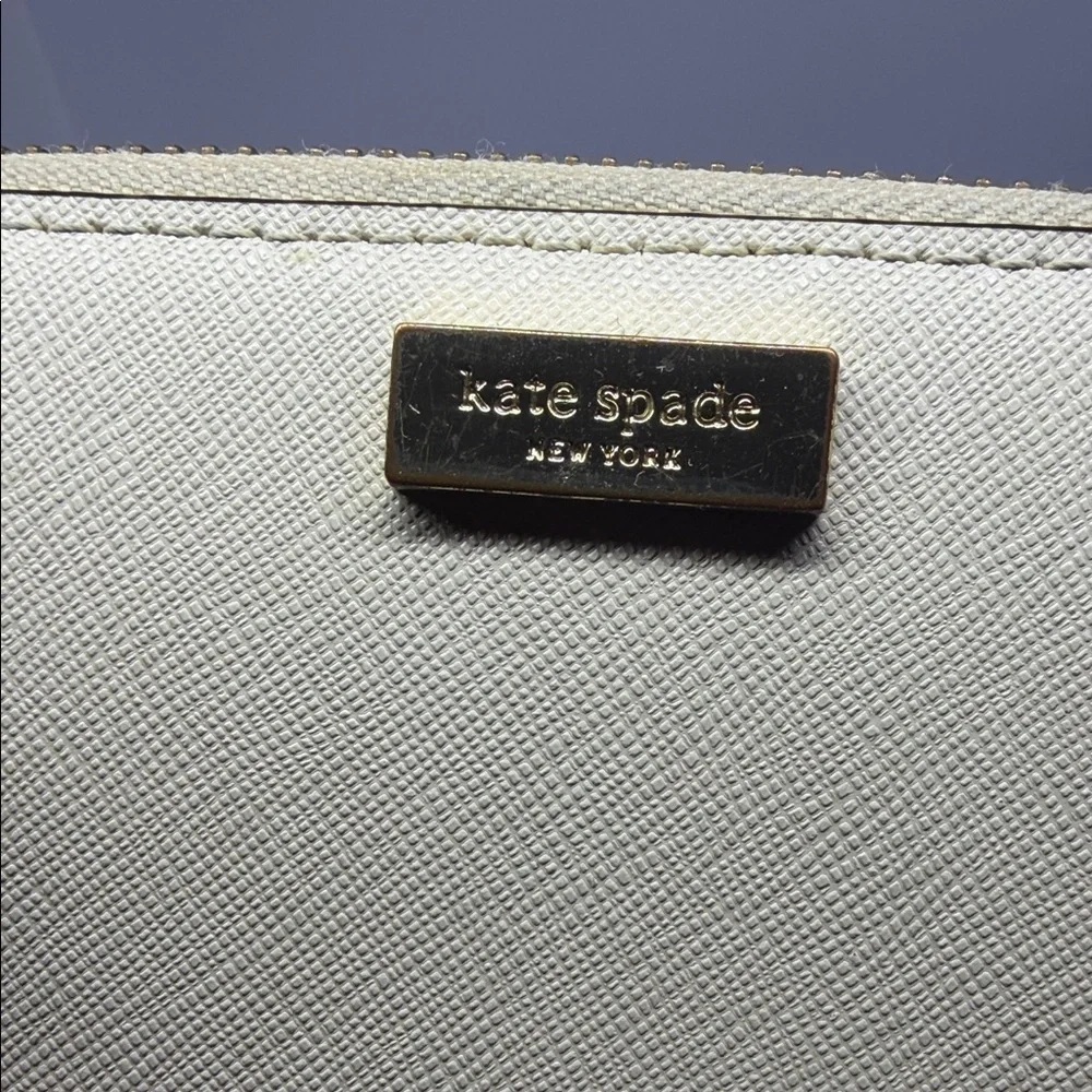 Kate Spade Newbury Lane Neda Zip Around Wallet in durable cross-hatched leather